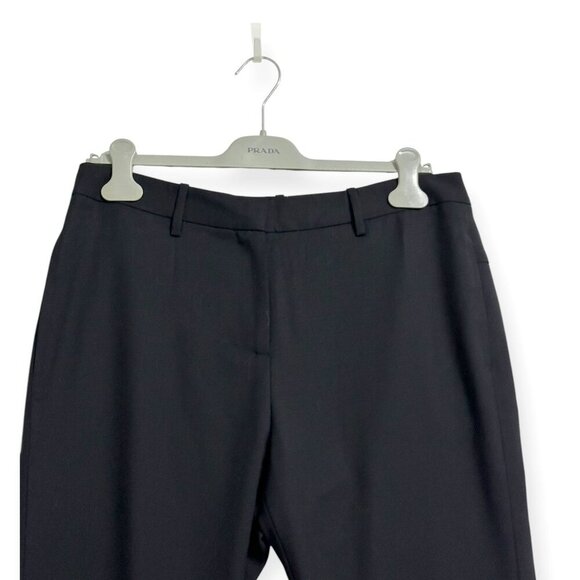 NILI LOTAN Tel Aviv Wool-blend Twill Straight-leg Pants In Black, Size 10, Nwt - Picture 8 of 15